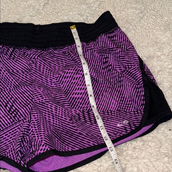 Champion Women's Black and Purple Athletic Shorts - Picture 6 of 6